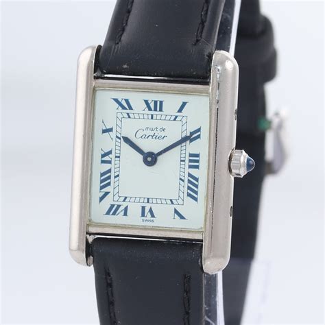 must de cartier quartz vintage|cartier tank quartz argent.